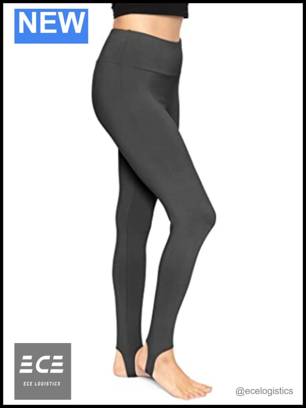 Oh So Soft High Waist Stirrup Leggings Stretch Comfort Women